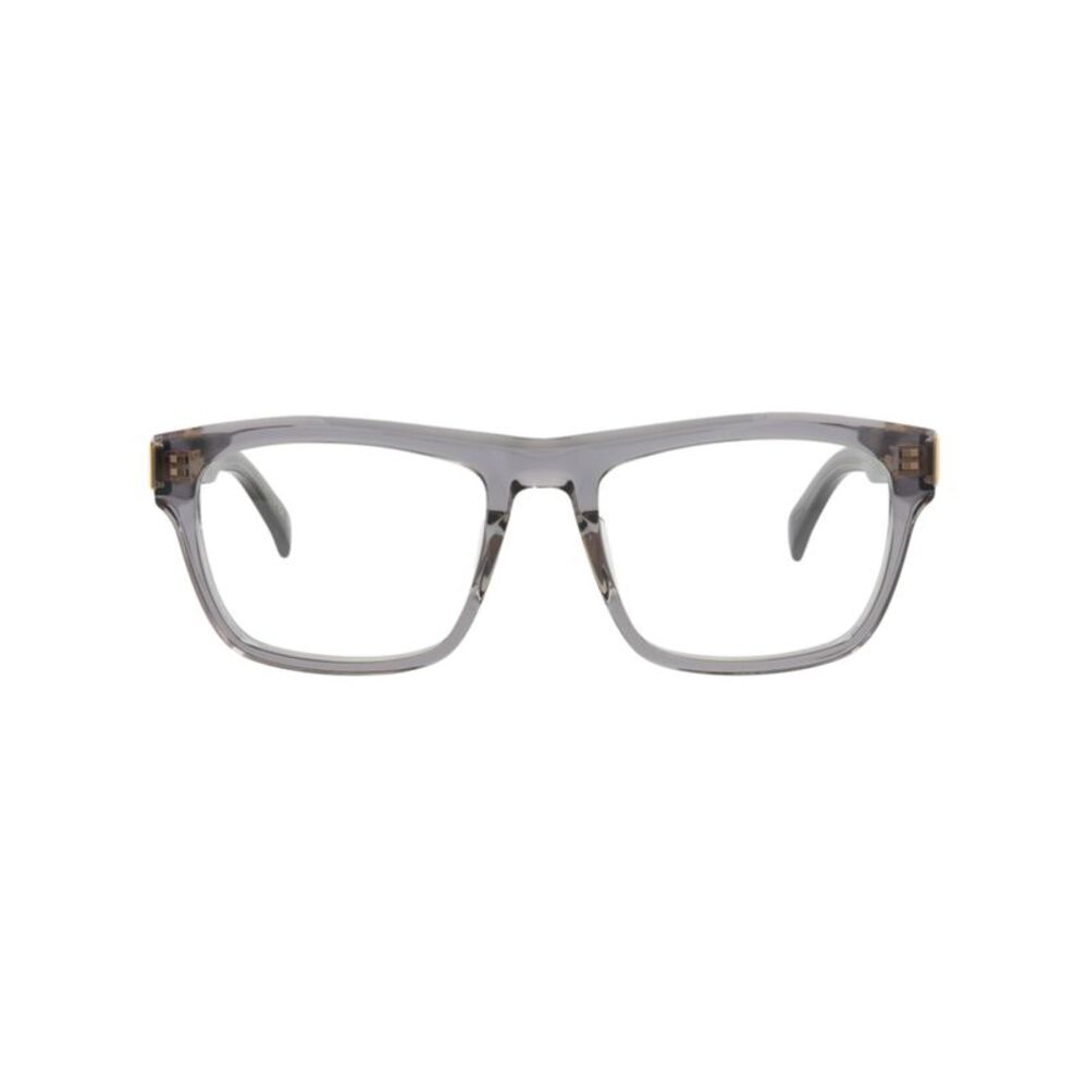 Dunhill Square-Frame Acetate Optical Frames Grey Mens